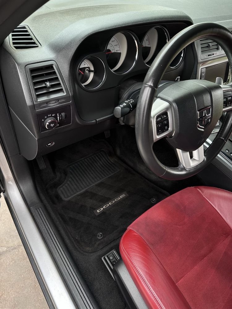 Dodge interior after mobile detailing Denver