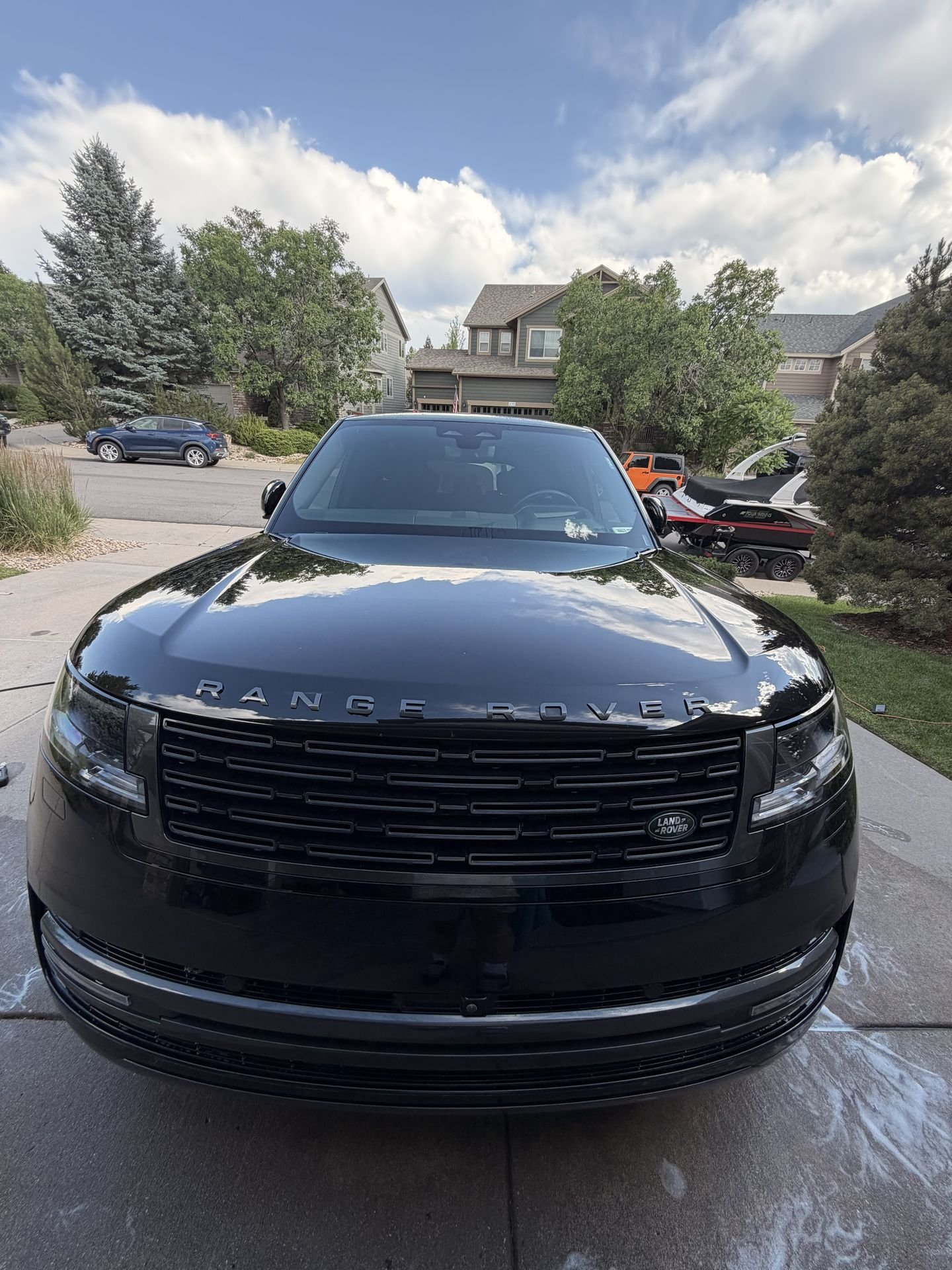 Range Rover after professional detailing Denver