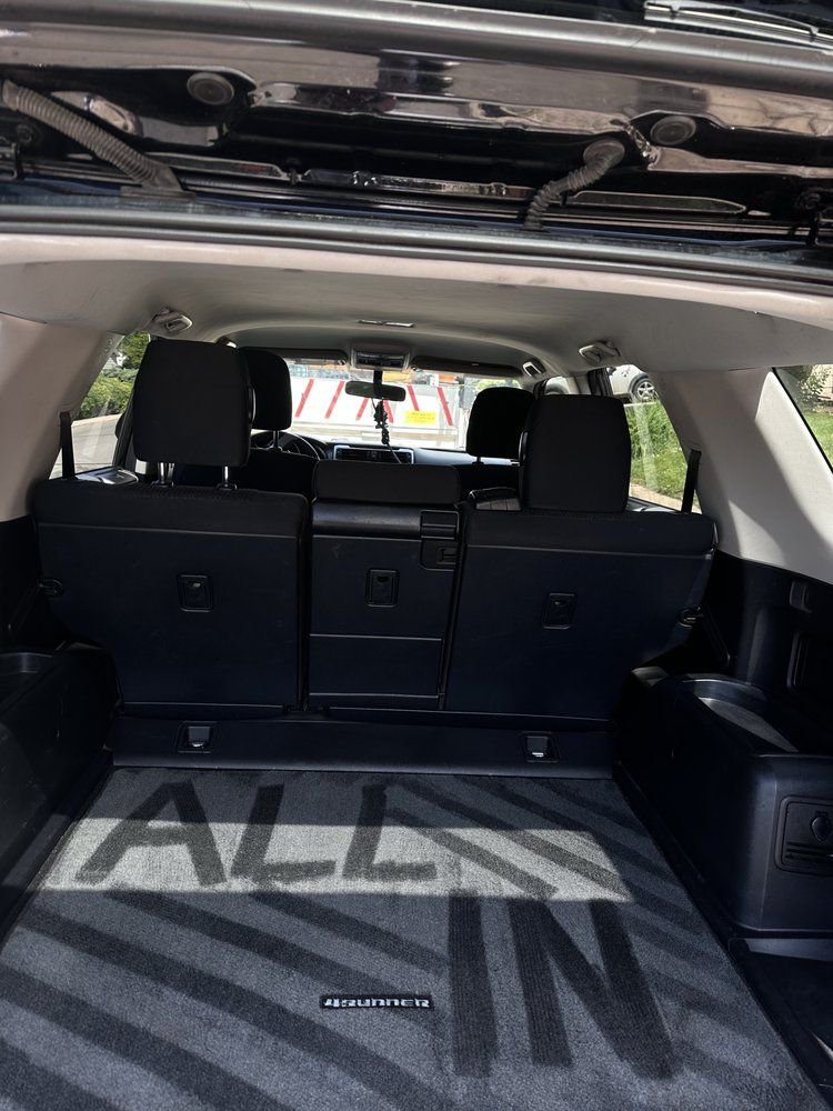 Toyota 4Runner trunk interior after detailing Denver
